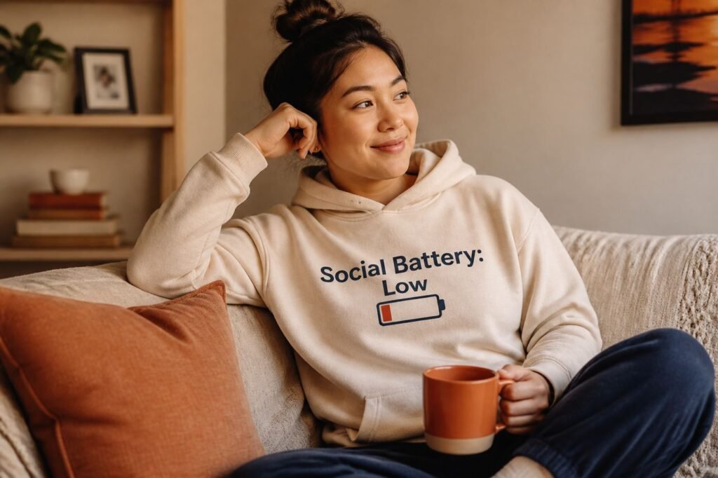 introvert gifts: hoodie